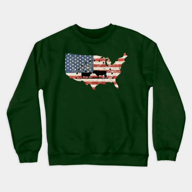 USA beef Crewneck Sweatshirt by Country merch